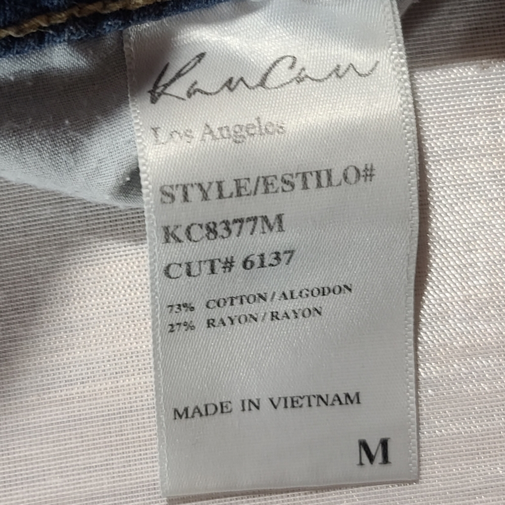 Kancan Distressed Denim Jean Shorts - Picture 6 of 8